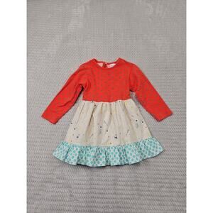 Ricrac & Ruffles Dress Babygirls 24 Months Polka Dots Nursery Rhyme